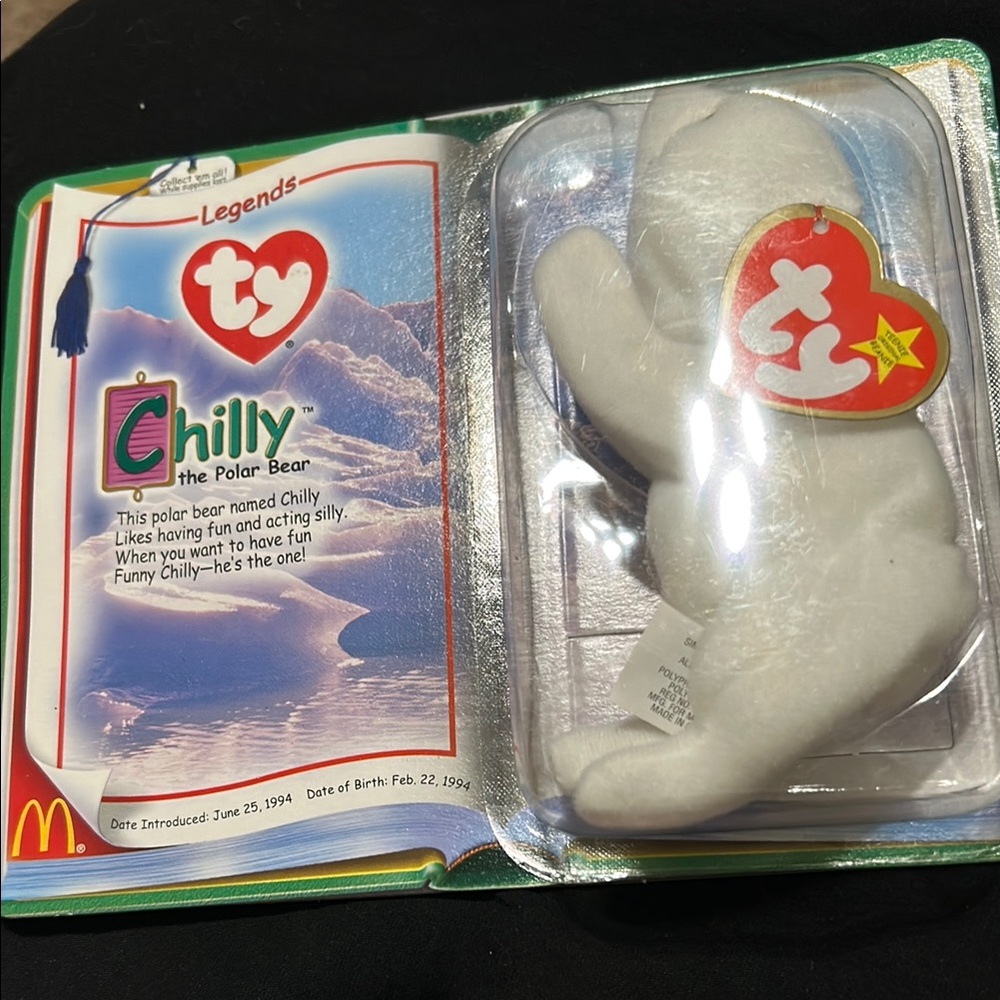 Ty Beanie Baby Chilly the Polar Bear